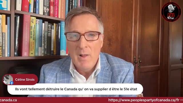 Maxime Bernier une vision claire avec des solutions pour le Canada et les Canadiens