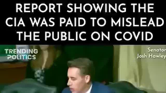The CIA was paid to mislead the public on covid origin