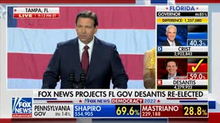 DeSantis on his massive win tonight: â€œFlorida is where woke goes to die.â€