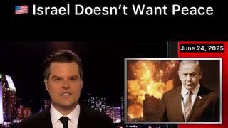 Matt Gaetz, former U.S. Congressman. Israel Doesn’t Want Peace (vostfr)