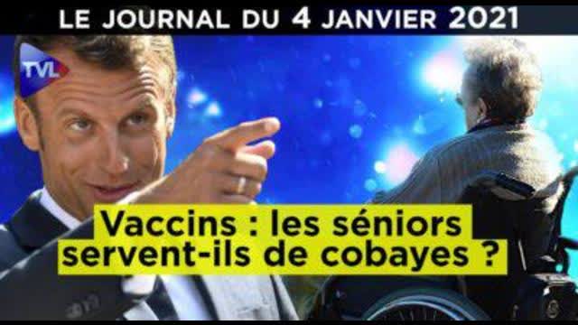 Vaccins : Sommes-nous les cobayes de la Macronie ? - JT du lundi 4 janvier 2021