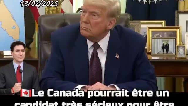TRUMP I have spoken to Governor Trudeau several times and we will see what happens