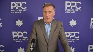 Un message de Maxime Bernier pour Justin Trudeau