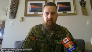 Canadian Army Major Stephen Chledowski speaks out against tyranny in Canada (vostfr)