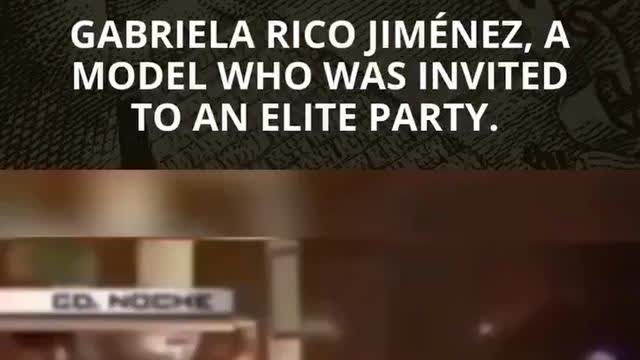 Mexican supermodel Gabriela Rico Jimenez emerged from a glitzy hotel screaming "ate humans"