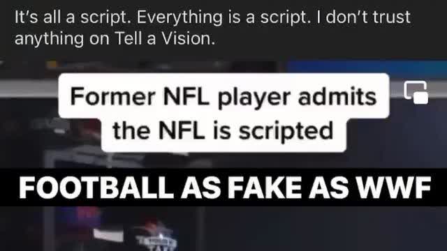 NFL exposed, It's all Scripted
