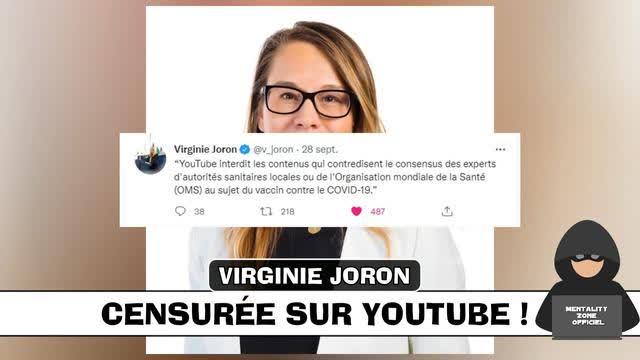 Virginie Joron censurÃ©e sur YOUTUBE !!!