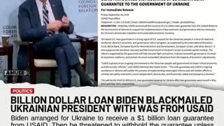 USAID: Biden threatened to withhold a $1 billion USAID loan unless Ukraine fired the prosecutor