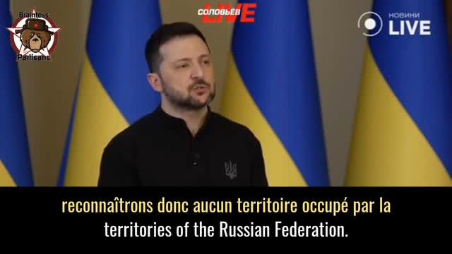 Puppet Zelensky is not ready for peace, he will go to the end of his ruin