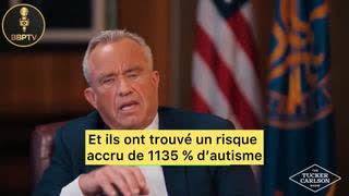 RFK -CDC COVERED UP a study which found a 1135% INCREASE in autism risk from HBV vaccine (vostfr)