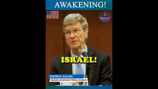 jeffrey sachs ''Everybody wants Peace, except Israel''