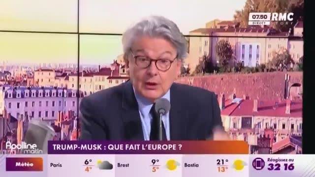 Thierry breton menace d'annuler les élections en Allemagne comme il a été fait en Roumanie