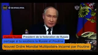 Poutine expose l'escalade orchestrée des mondialistes et du NWO via le pion qui est l'Ukraine