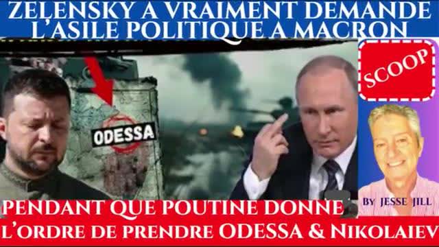 Volodymyr Zelenskyy est fini - il aurait demandé l'asile politique à la France