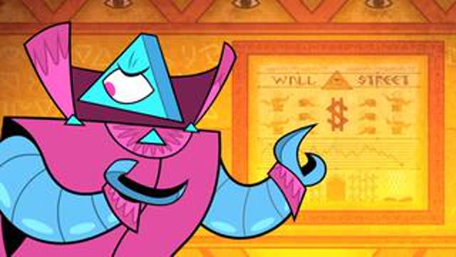 Teen Titans What is the Illuminati?, Illumino announced the new world order in the cartoon