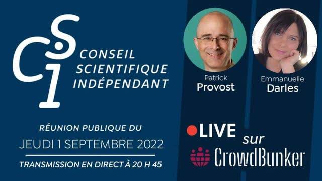 CSI nÂ°69 : Dr P. Provost et E. Darles 01/09/2022 tÃ©moignage et impact du protocole sanitaire