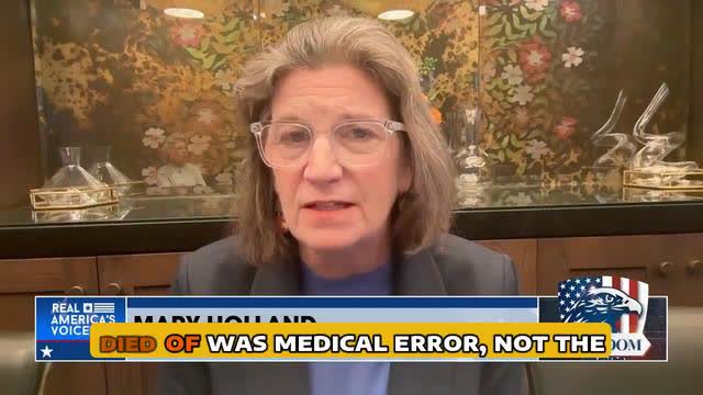 Mary Holland (CHD) "What the child sadly Died of a medical error, not the measles"