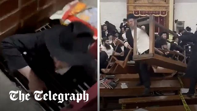 Riot breaks out in New York City synagogue over secret tunnel