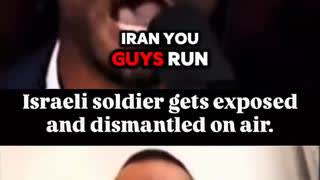 IDF Soldier lies gets dissected on air by Marquett Burton