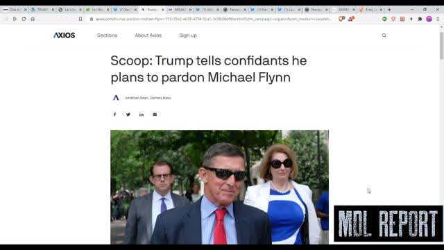 MDL REPORT 17-BOOM! LE PRÃ‰SIDENT TRUMP ENVISAGE DE PARDONNER LE GL MICHAEL FLYNN-Mohamed Diallo Live