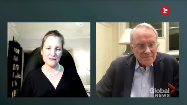 Chrystia Freeland, the parrot Schwab WEF, admits C19 has created a 'window of political opportunity'