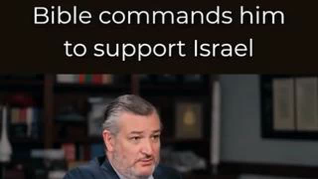 According to Tex Cruz, in the Bible, God commands Christians to support Israel or he will curse them