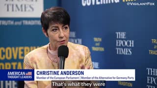 MEP Christine Anderson Explains How She Knew COVID Measures Were NOT About Public Health