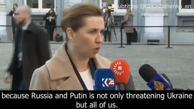 The warmonger Danish PM Mette Frederiksen "Peace in Ukraine is more dangerous than the ongoing war"
