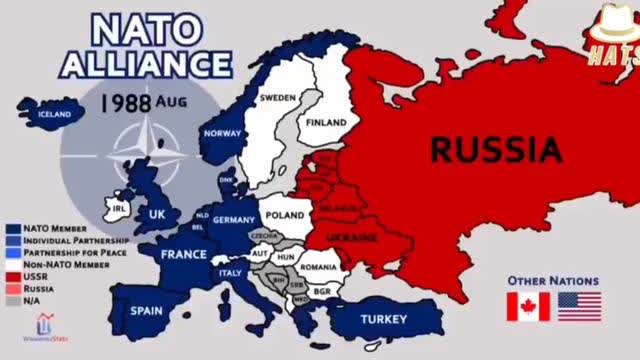 It is NATO that has expanded its borders towards Russia, not Russia