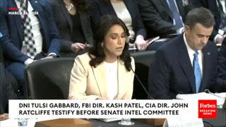 Tulsi Gabbard testified that the IC continues to assess that Iran is not building a nuclear weapon
