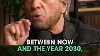 Between now and 2030, everything that's not good for you, everything that denies your divinity