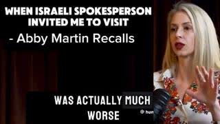 The US journalist Abby Martin is absolutely fearless, She exposes Israeli occupation as apartheid