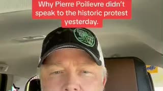 Why Pierre Polievre didn't speak to the historic protest millionmarch4children?