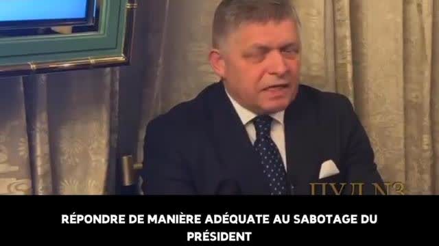 Robert Fico avertit : si Kiev sabote le gaz russe, la Slovaquie ripostera (vostfr)