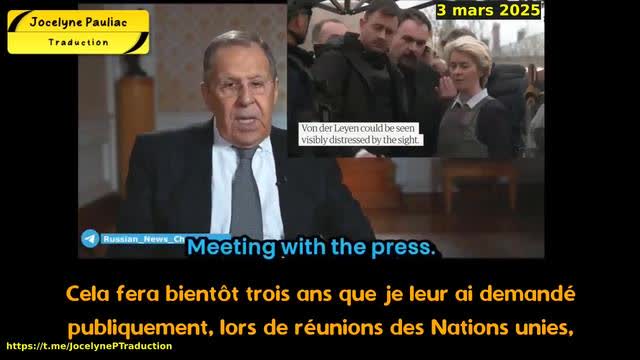 Après 3 ans, Lavrov n'obtient toujours pas de réponses concernant la tragédie de Butcha (VFsten)