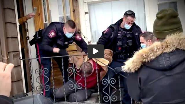 RAW: Pastor Artur Pawlowski arrested AGAIN at home by undercover police