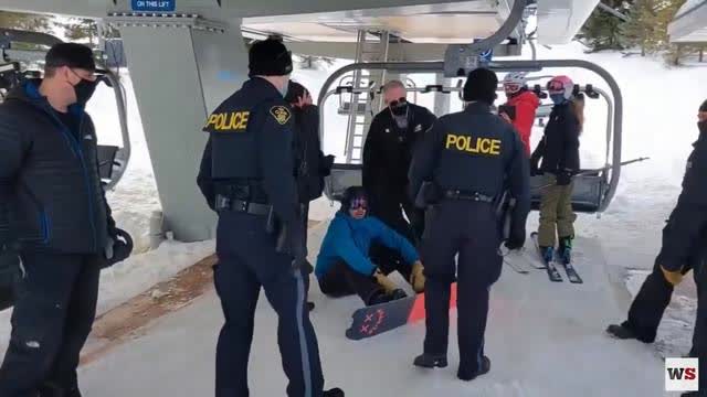 Security guards assaulted a man with a medical exemption in front of his wife for not wearing a mask