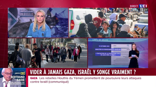 Un plan du ministère du Renseignement israélien pour déplacer les civils de Gaza vers l'Egypte ?