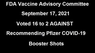 BOMBSHELL: FDA Allows Whistleblower Testimony that COVID-19 Vaccines Are Killing and Harming People