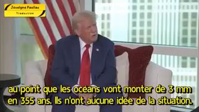 Trump et l'arnaque du changement climatique (réchauffement climatique)