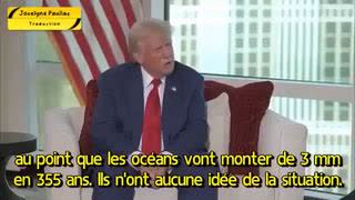 Trump et l'arnaque du changement climatique (réchauffement climatique)