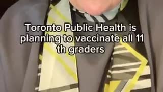 Toronto Public Health is rolling out vaccines for 11th graders, Keep your kids home