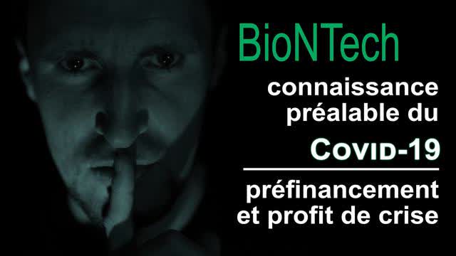 BioNTech Connaissance prÃ©alable du covid