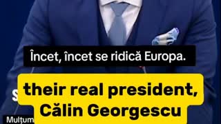 We stand with the Romanian people and the true President of Romania, Călin Georgescu(vosten)