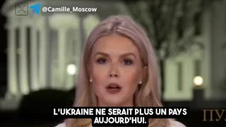 Karoline Leavitt - If Zelensky doesn't sign the deal, Ukraine won't be a country anymore (vostfr)
