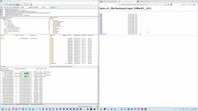SFTP download huge files database from KLATV servers sorted by year, month, days and languages