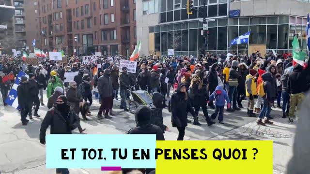 La Marche des Insoumis, de A Ã  Z (samedi 13 mars 2021 Ã  MontrÃ©al)