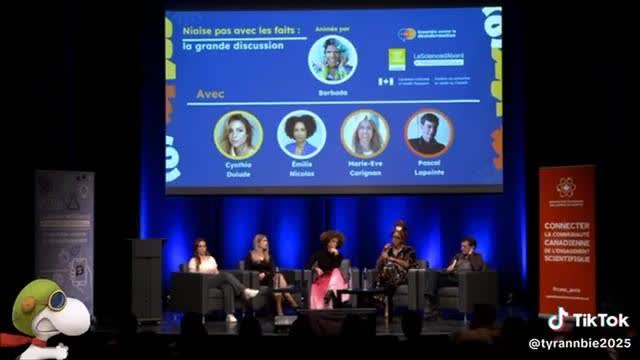 JULIE LEVESQUE, JOURNALISTE INDÉPENDANTE, S’ADRESSE À BARBARDA ET SON PANEL