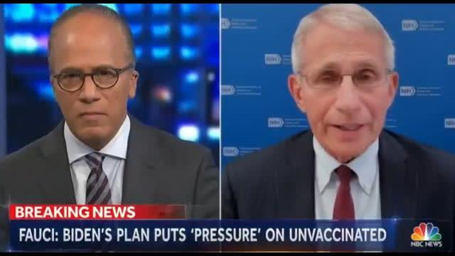 Fauci they will do it willingly. If not, there will have to be things that will put pressure on them