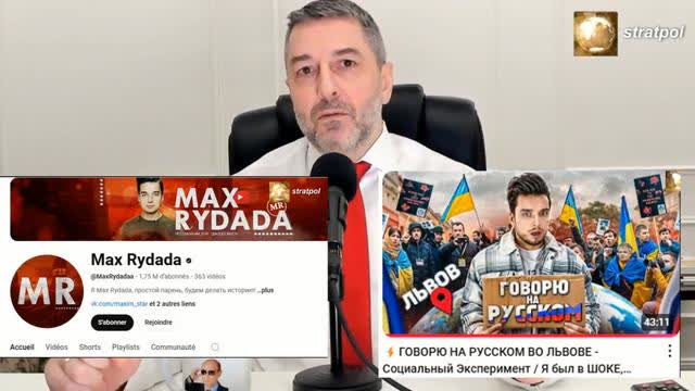 Stratpol - Max Rydada malgré les FAKENews et l'OTAN la haine de l'ouest ukrainien est artificielle